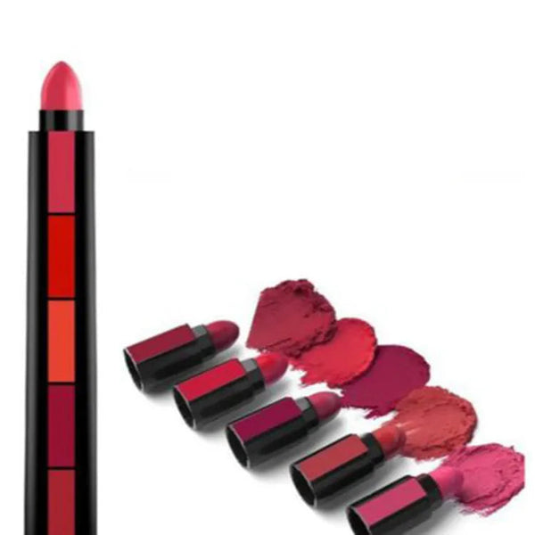 5 in 1 Lipstick Matte Waterproof