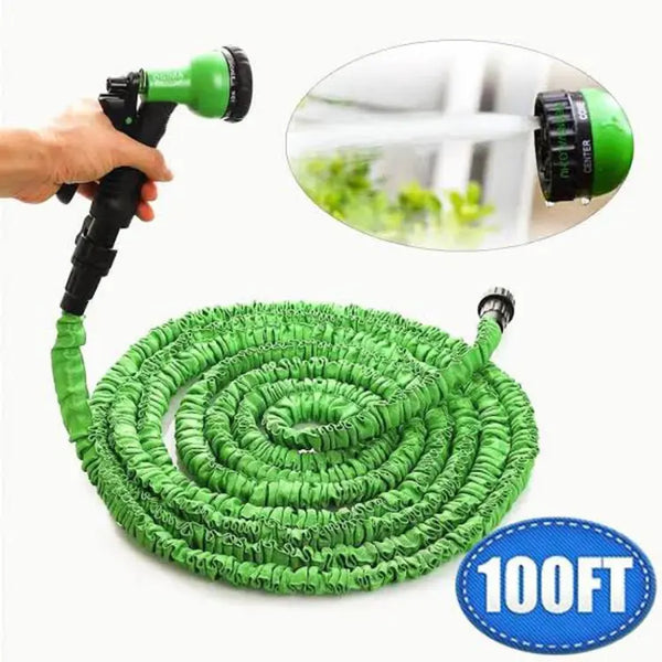 Magic Hose Set 100Ft - Flexible Water Pipe - 100 ft magic